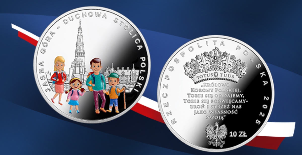 „Jasna Góra – duchowa stolica Polski”. Nowa moneta kolekcjonerska NBP
