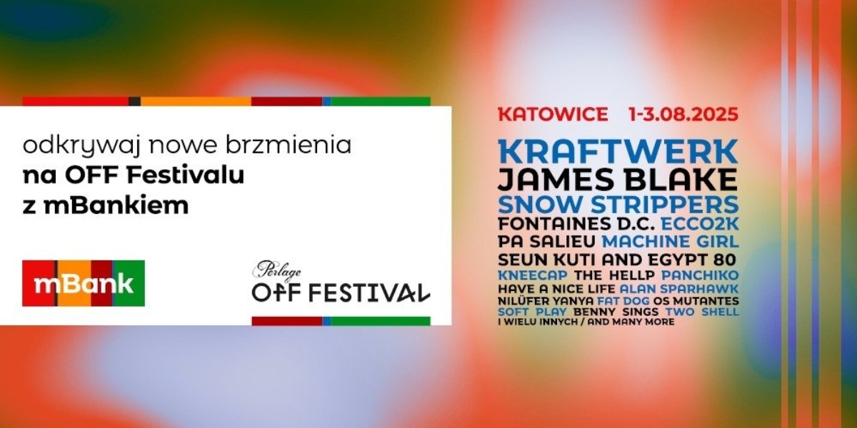 OFF Festival Katowice z partnerstwem mBanku