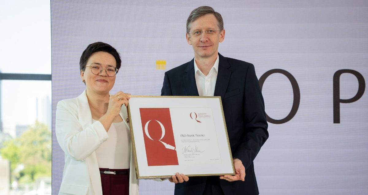 Komplet Językowych znaków jakości dla PKO Banku Polskiego