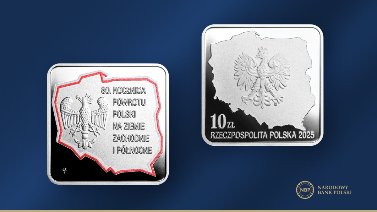Nowa moneta kolekcjonerska NBP. „80. rocznica powrotu Polski na Ziemie Zachodnie i Północne”