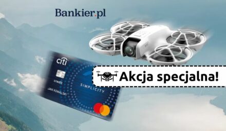 Dron DJI Neo +400 zł za kartę Citi Simplicity (akcja specjalna)