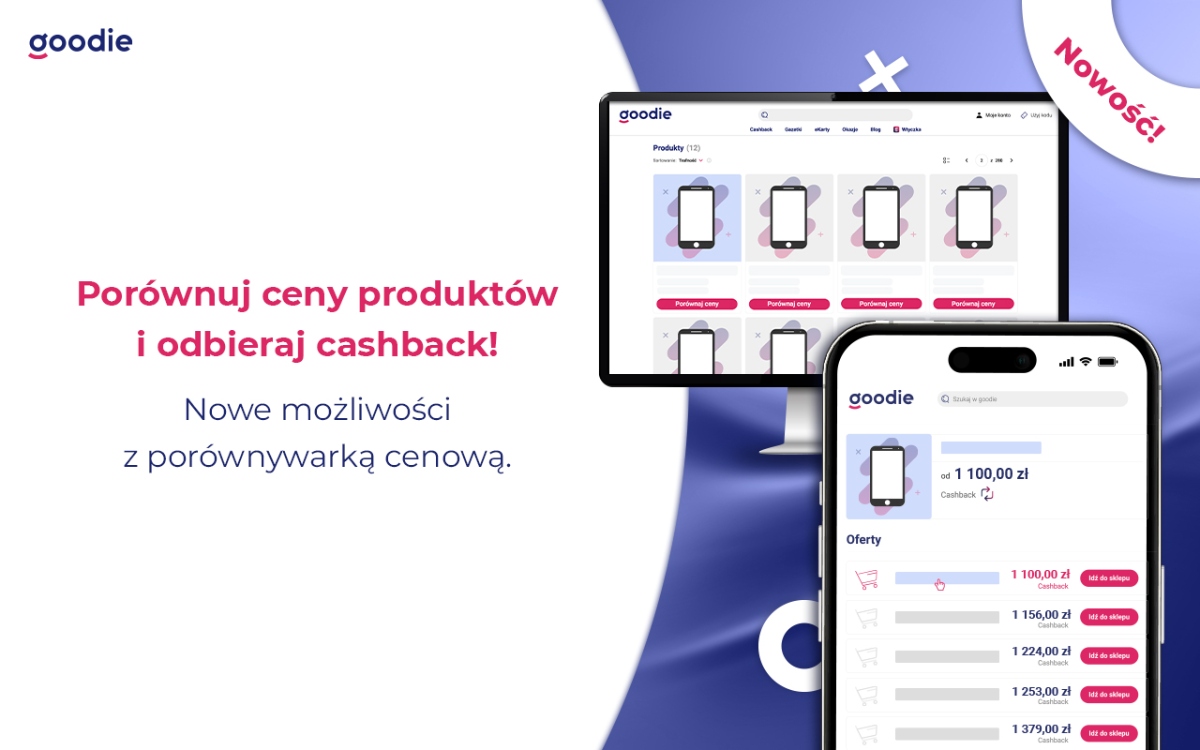 Porównywarka cenowa goodie cashback. Nowe rozwiązanie dla użytkowników