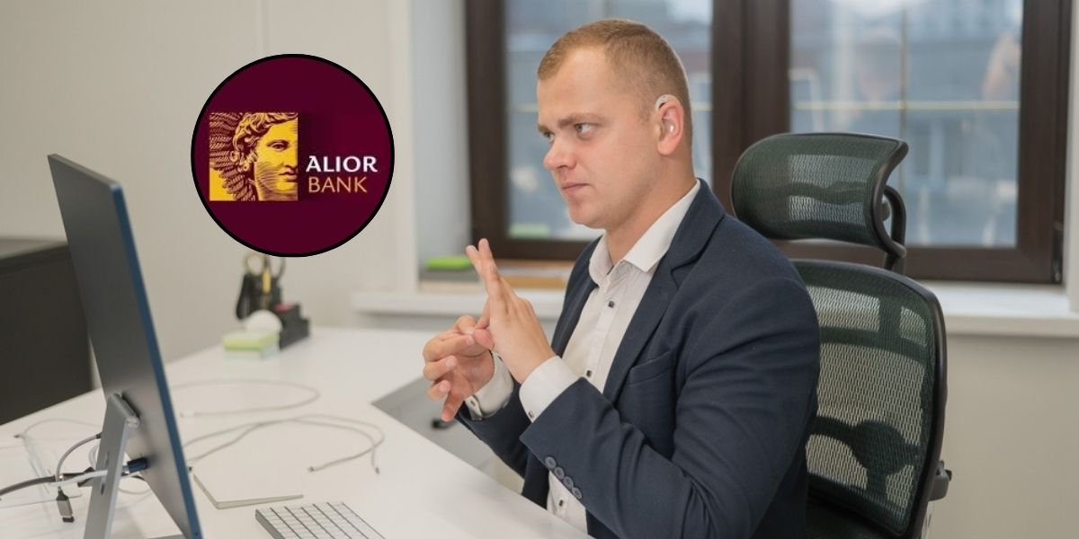 Tłumaczenie na język migowy w Alior Banku. Bank ułatwia kontakt klientom