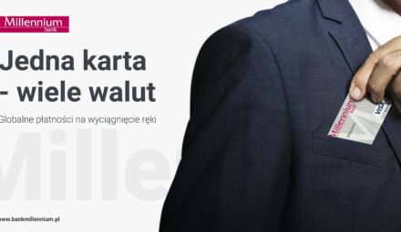 Karta wielowalutowa dla firm w Banku Millennium. Nowa funkcja