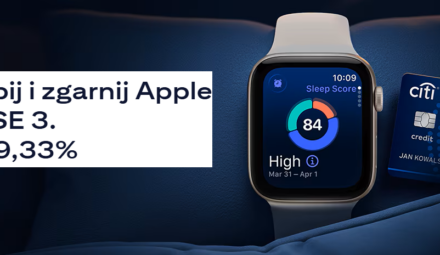 Zdobądź Apple Watch SE 3 za 0 zł! Aktualna promocja na Kartę Kredytową Citibank!