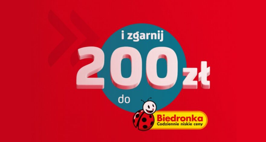 200 zł do Biedronki i 4,5% dla oszczędności w kontem osobistym w UniCredit.