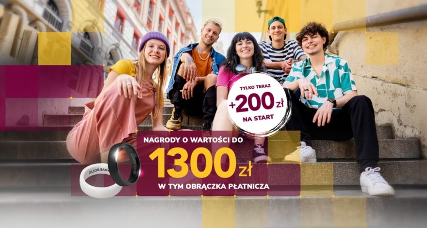 Rekordowe 1500 zł premii za Alior Konto: Darmowe konto, stylowa obrączka Tapster i rekordowy cashback!