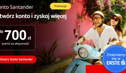 700 zł za Konto Santander w Santander Bank Polska