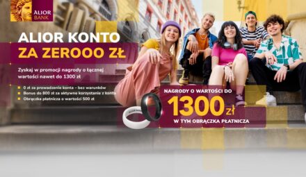 1300 zł premii za Alior Konto: Stylowa obrączka płatnicza i rekordowy cashback!